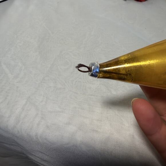 Lot Of Vintage 1960’s Christmas Ornaments West Germany Glass, Handmade, Etc - Picture 8 of 10